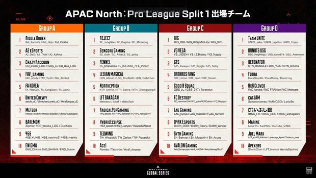 APAC north 参加チーム