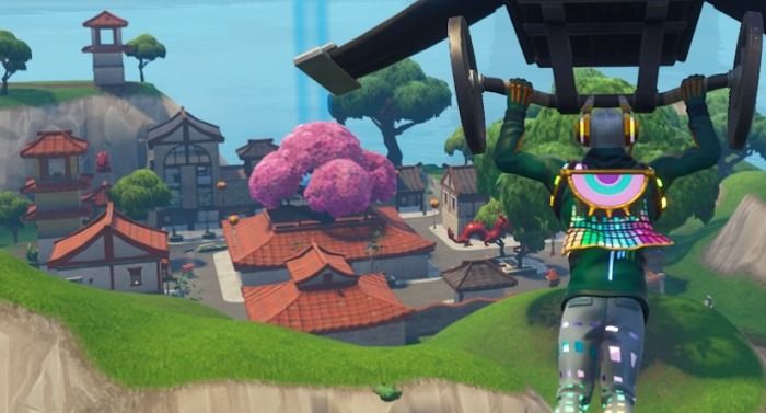 フォートナイト ピンクツリーの頂上でダンスする の場所1分解説 Fortnite 総攻略ゲーム